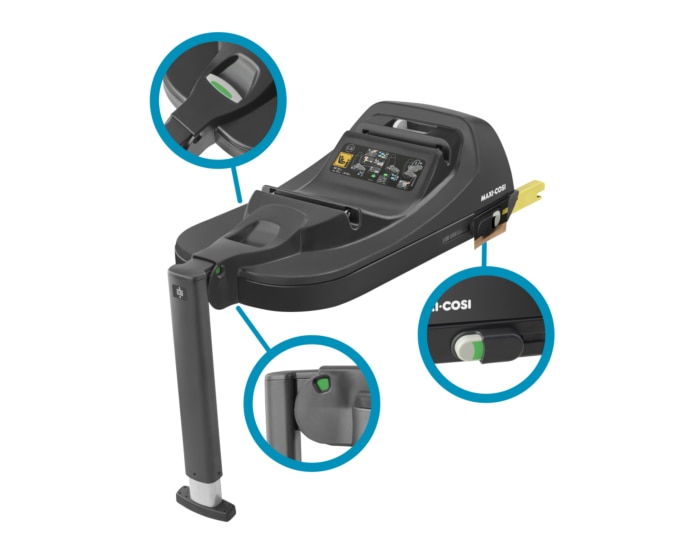 CabrioFix i-Size Base 0 - 12 M  40 - 75 cm   0 - 12 kg    Entwickelt für die CabrioFix i-Size Babyschale |    Click & Go Installation mit CabrioFix i-Size |    i-Size-Sicherheit; ISOFIX-Installation |    Installations-Feedback |