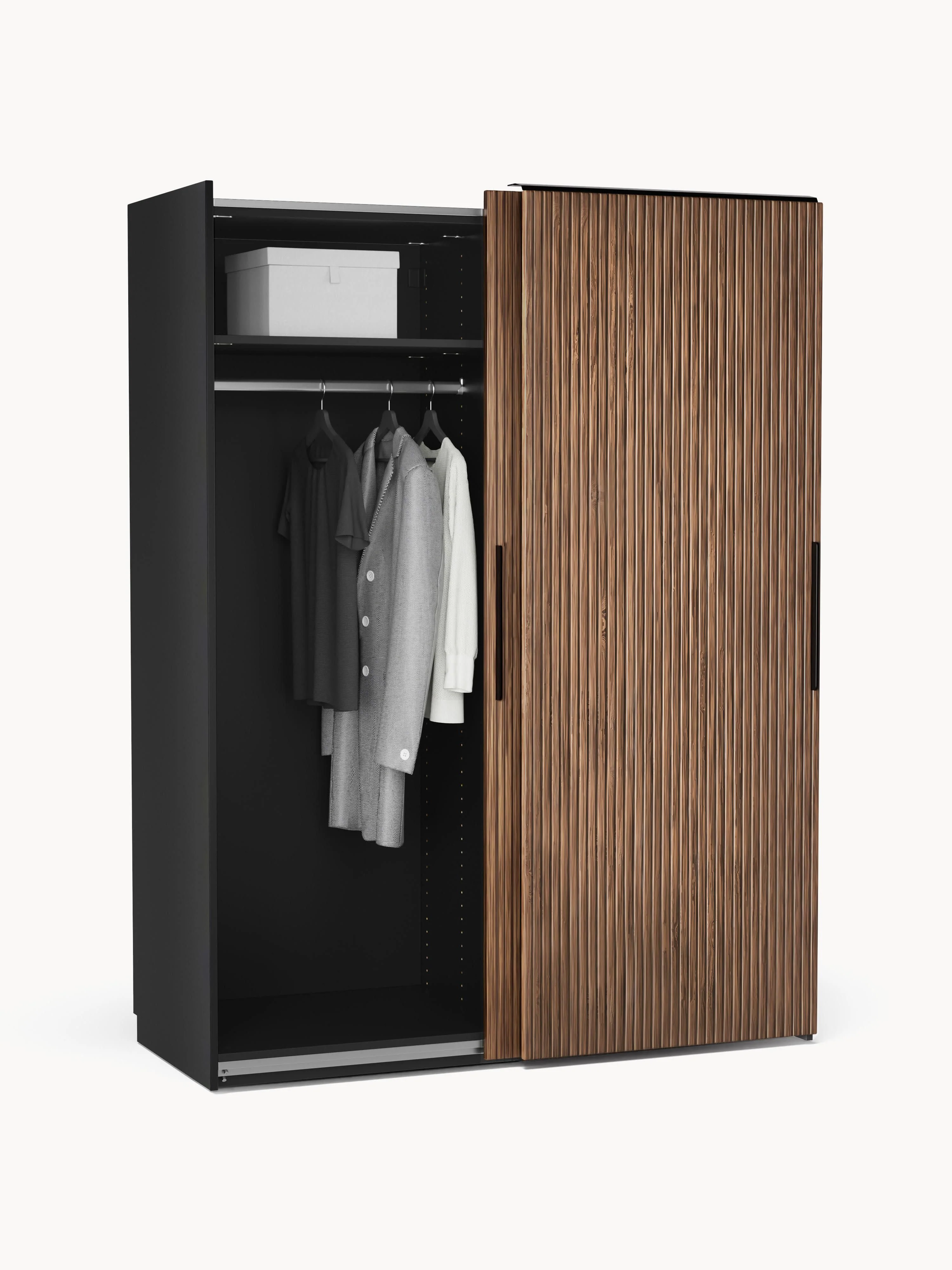 Modulaire schuifdeurkast Simone, 150 cm breed, diverse varianten