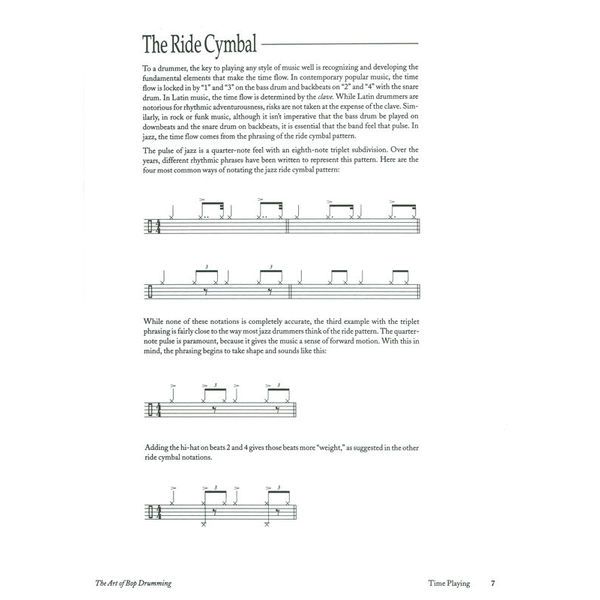 Alfred Music Publishing The Art of Bop Drumming
