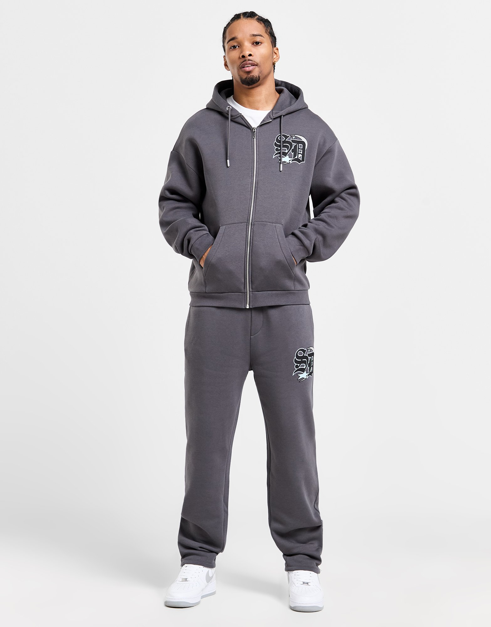 Supply & Demand Sweat à Capuche Zippé Darted Homme