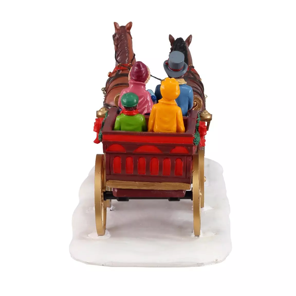 Personnages Lemax Promenade en carriole