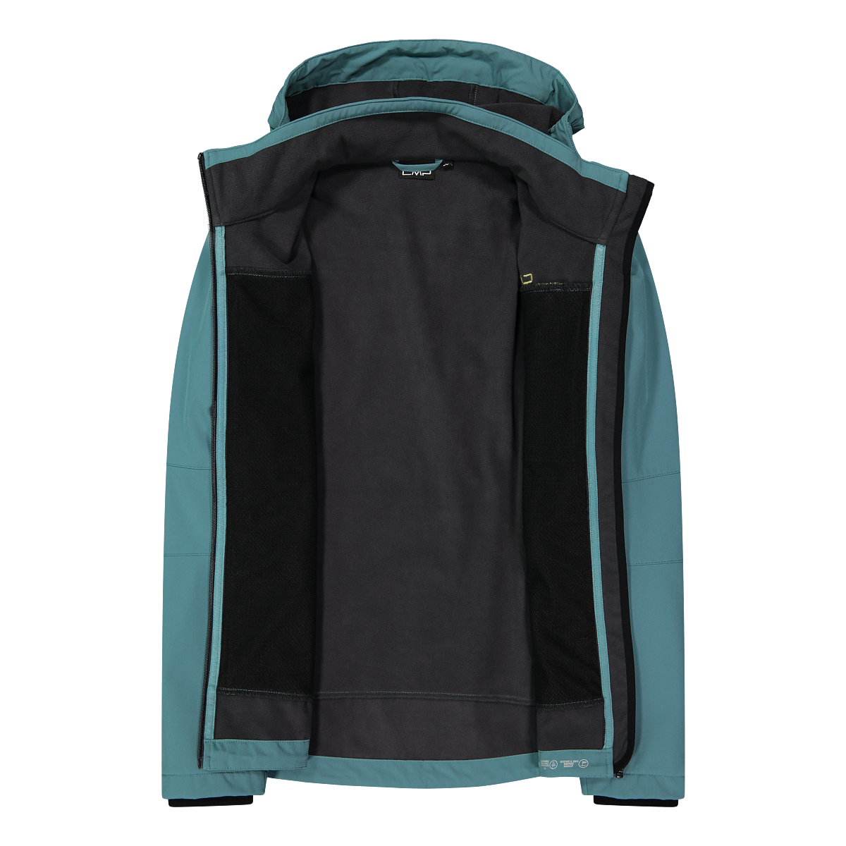 CMP Softshelljacke 1 Stk. tlg. mit Kapuze Wasserabweisend & Winddicht & Atmungsaktiv