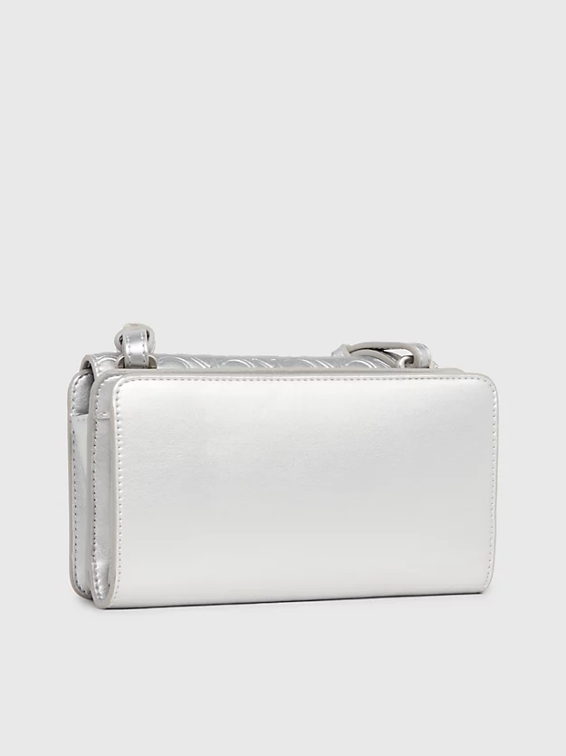 Bolsa de ombro metálica