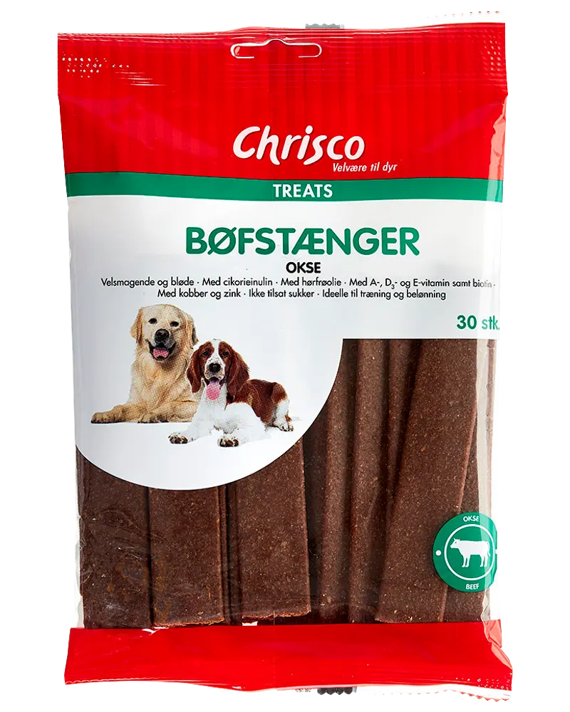Chrisco Bøfstænger 30-pak