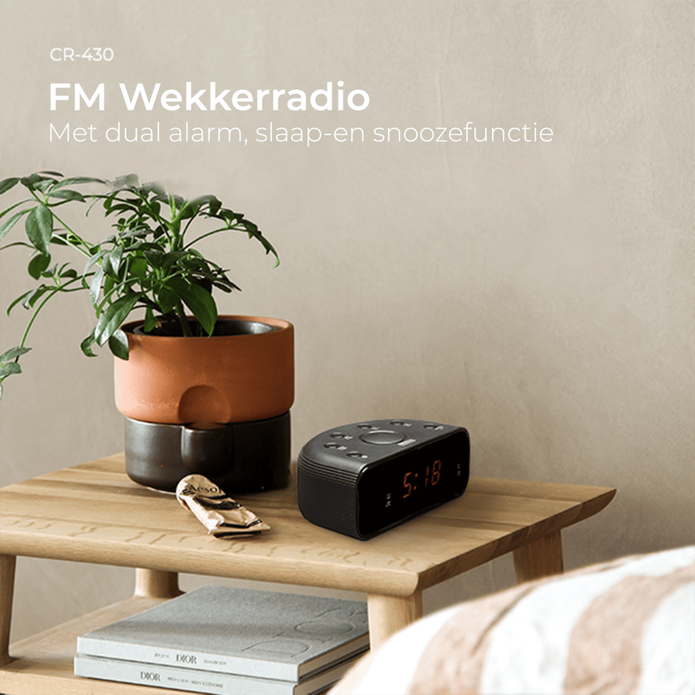 Denver CR430 Dual-alarm wekkerradio