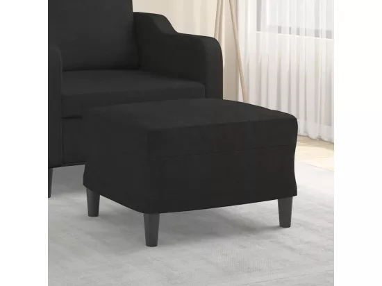 Repose-pied Noir 60x50x41 cm Tissu
