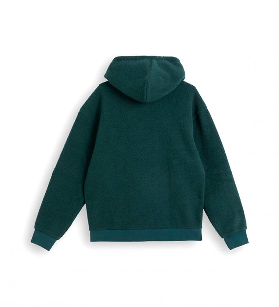 Moletom com capuz funcional Levi's Sherpa, verde