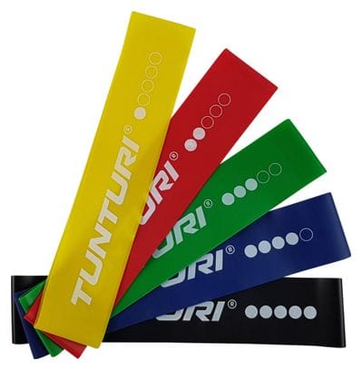 Tunturi - Set de 5 Bandes de Résistance