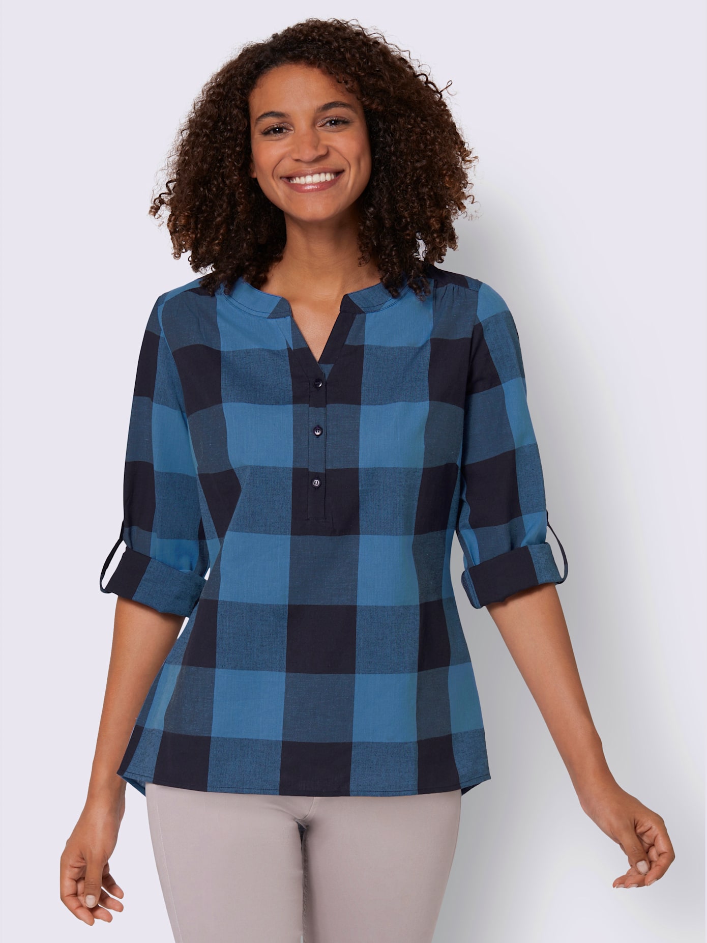 Chemisier long pur coton