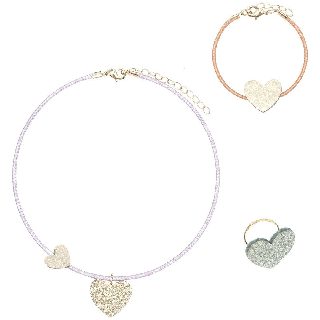 Mimi & lula sieradenset heart - 3-delig