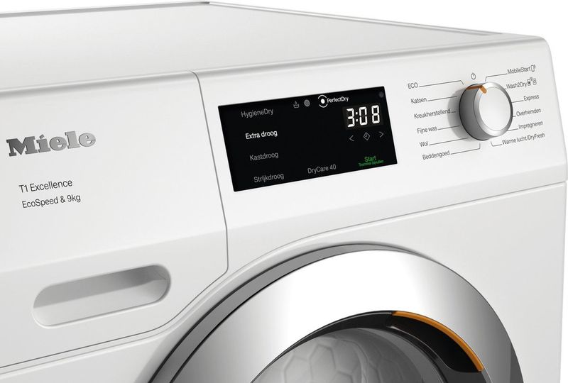 Miele - TEH 795 WP Excellence - Warmtepompdroger - Wit - 9 kg