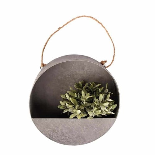 Jardinière murale zinc 35 cm