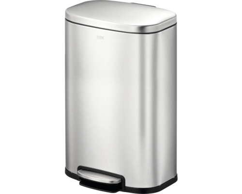 EKO Oli-Cube pedaalemmer, 2 compartimenten (2 x 20 liter), zilver
