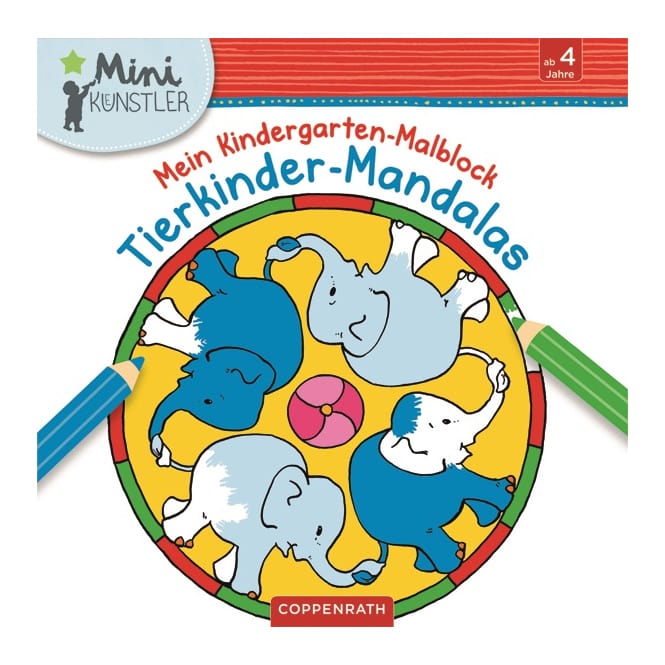 Mein Kindergarten Malblock - Tierkinder Mandalas