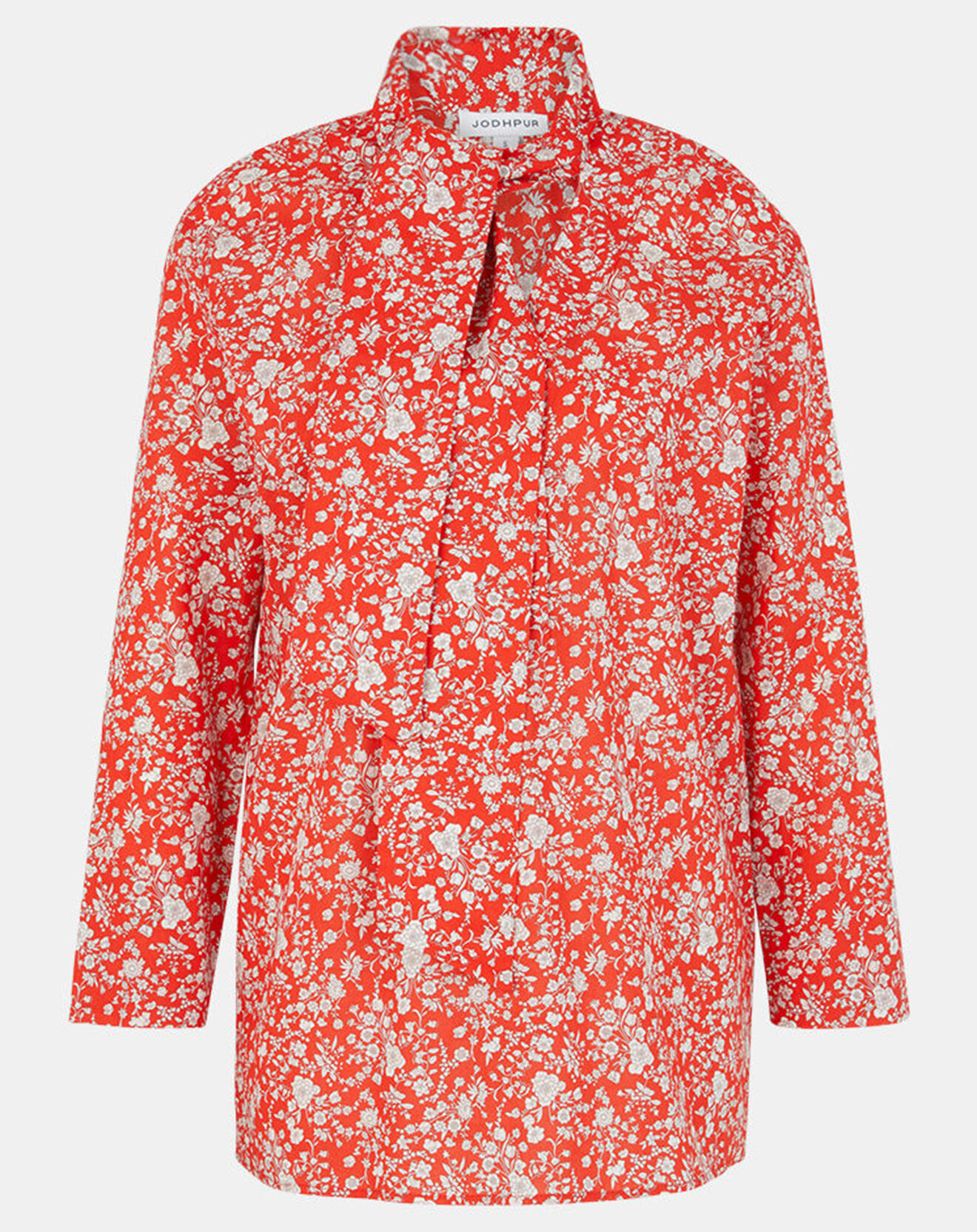Jodhpur Chemise droite Pegy à fleurs rouge