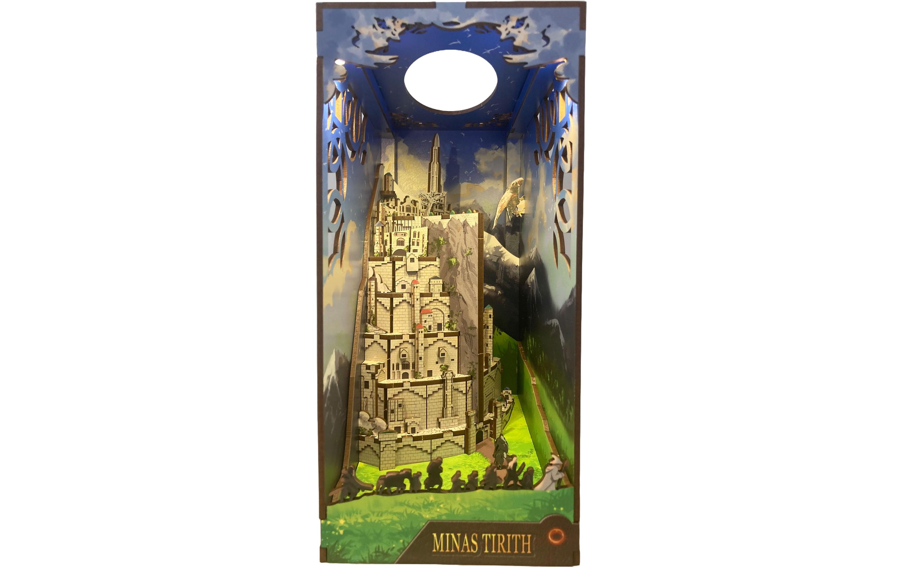 Bausatz Lord o.t. Rings Minas TirithHolzbausatz mit LED-Beleuchtung