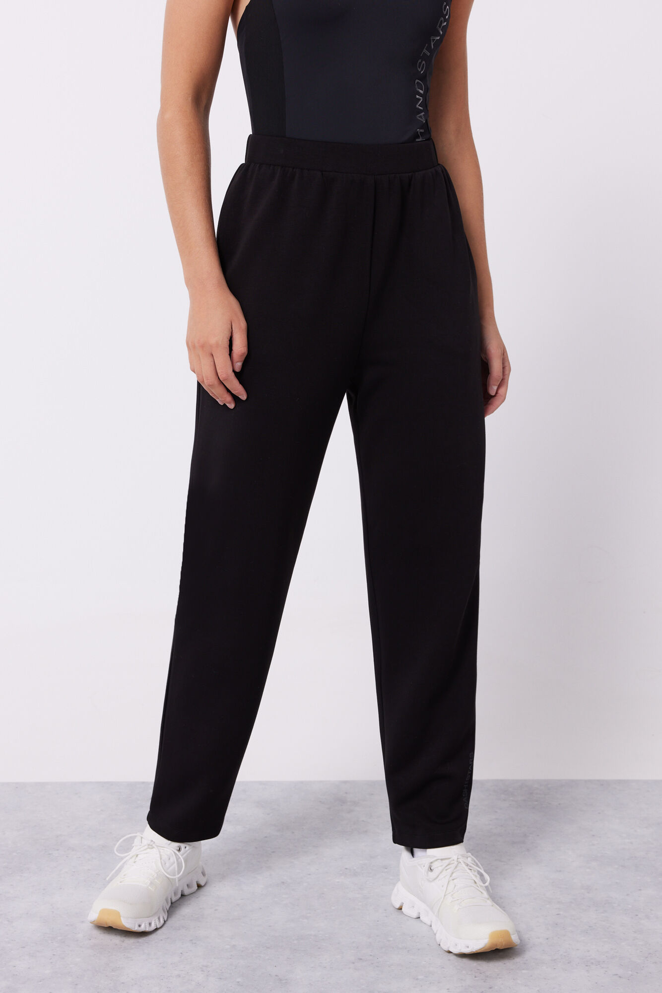 Calça jogger preta de toque macio