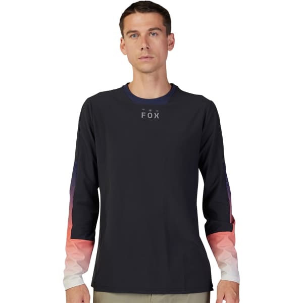 Maillot VTT FOX DEFEND THERMAL JERSEY LUNAR BLACK