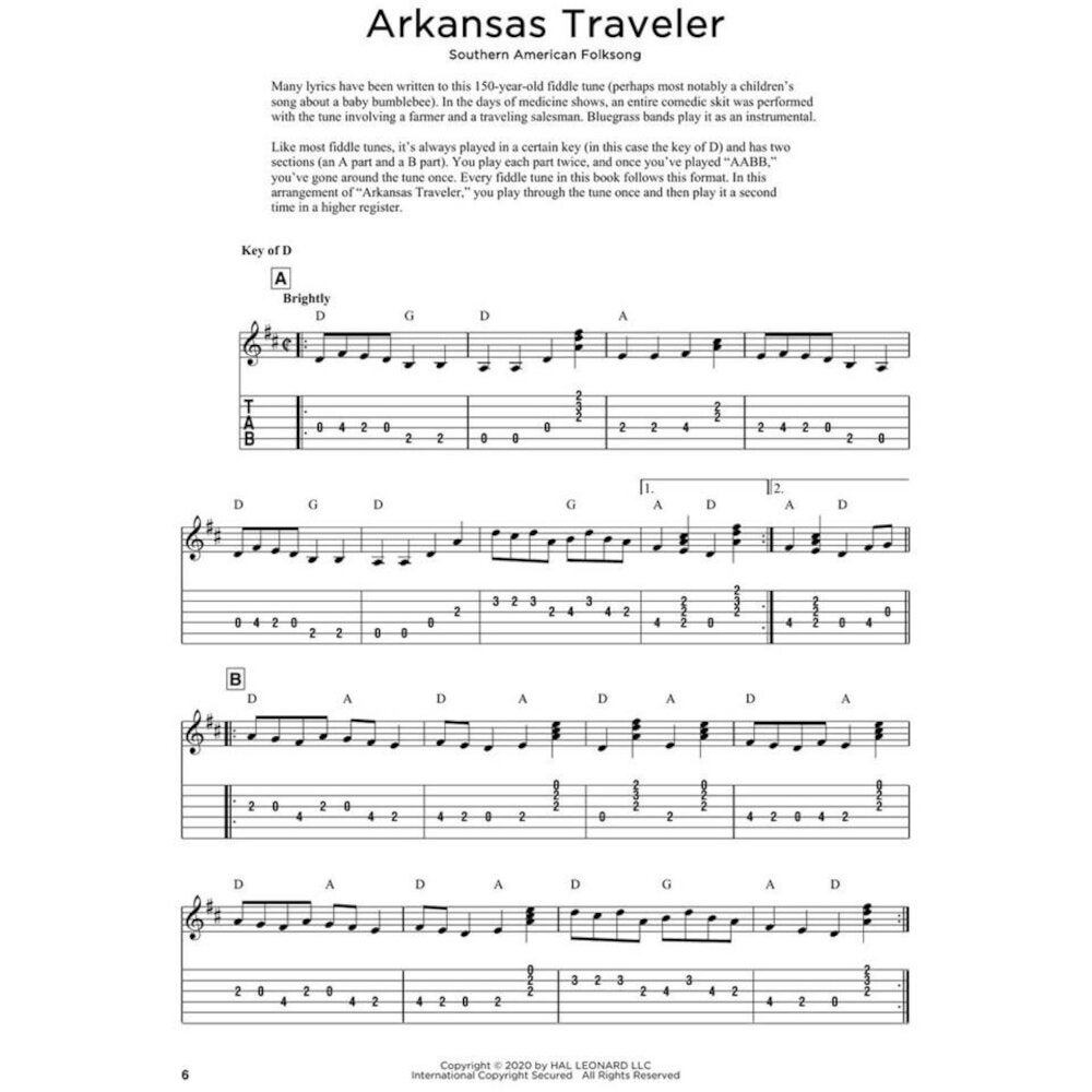 Hal Leonard First 50 Bluegrass Solos You Should Play on Guitar