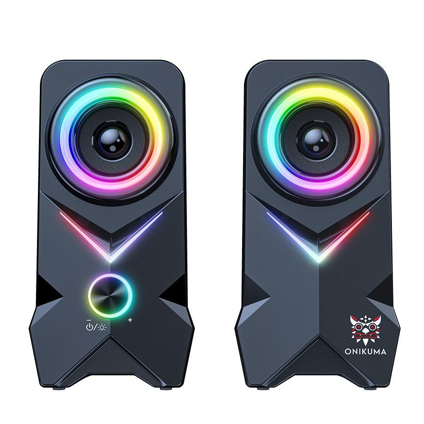 L2 Gaming Bluetooth Lautsprecher mit USB A Anschluss   RGB Beleuchtung - Schwarz