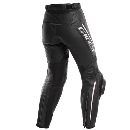 Pantalon Dainese DELTA 3 LADY - BLACK BLACK WHITE - Noir / Noir