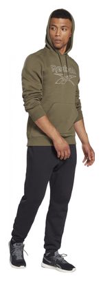 Sweat à capuche Reebok Identity Logo Camo Khaki