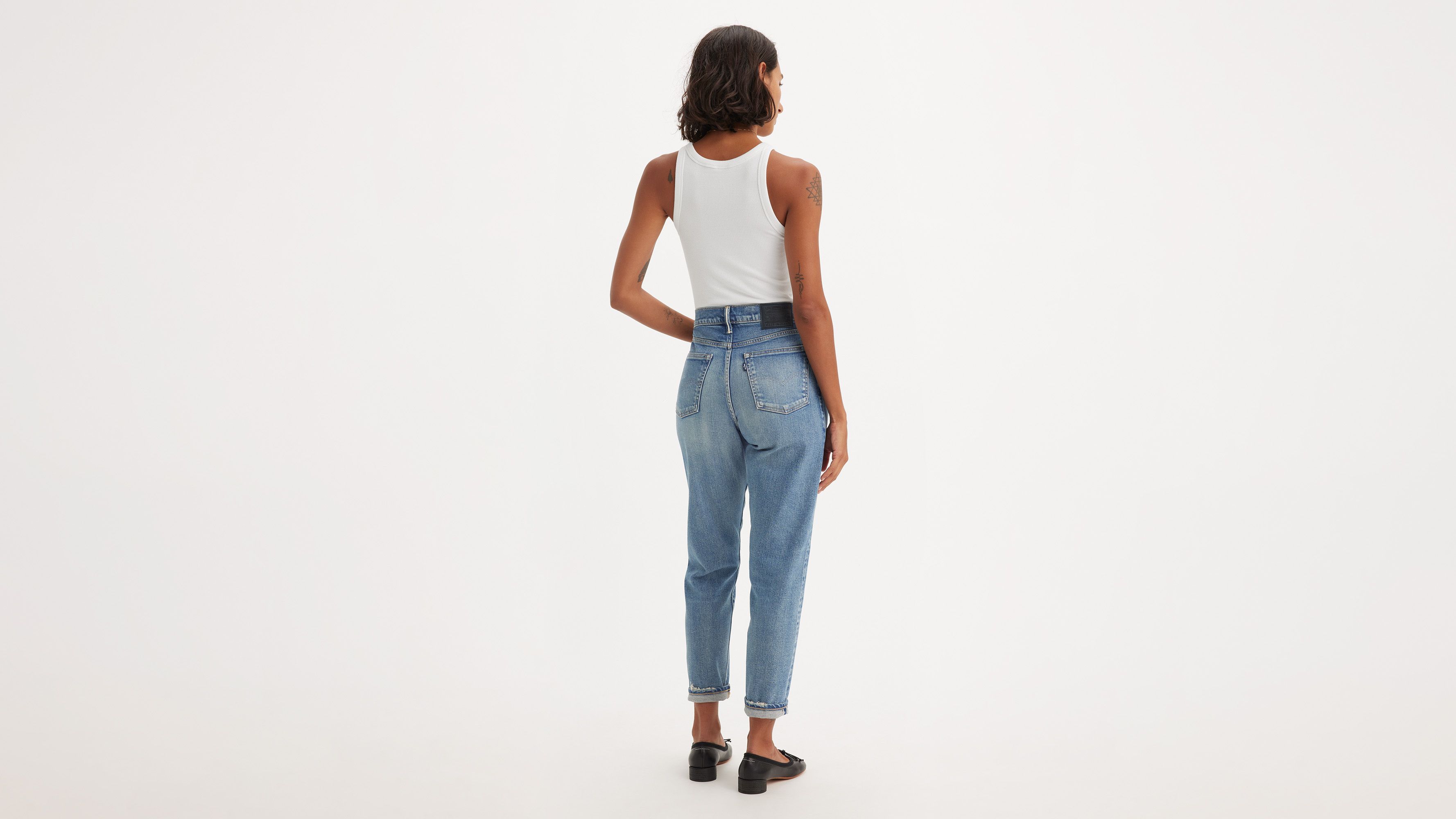 Levi's® jean Boyfriend taille haute Made in Japan - Mij Tansui - Bleu