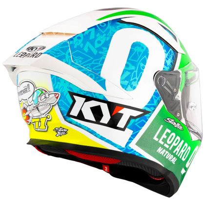 Casque KYT R2R MAX FOGGIA MISANO 2021 REPLICA - Multicolore