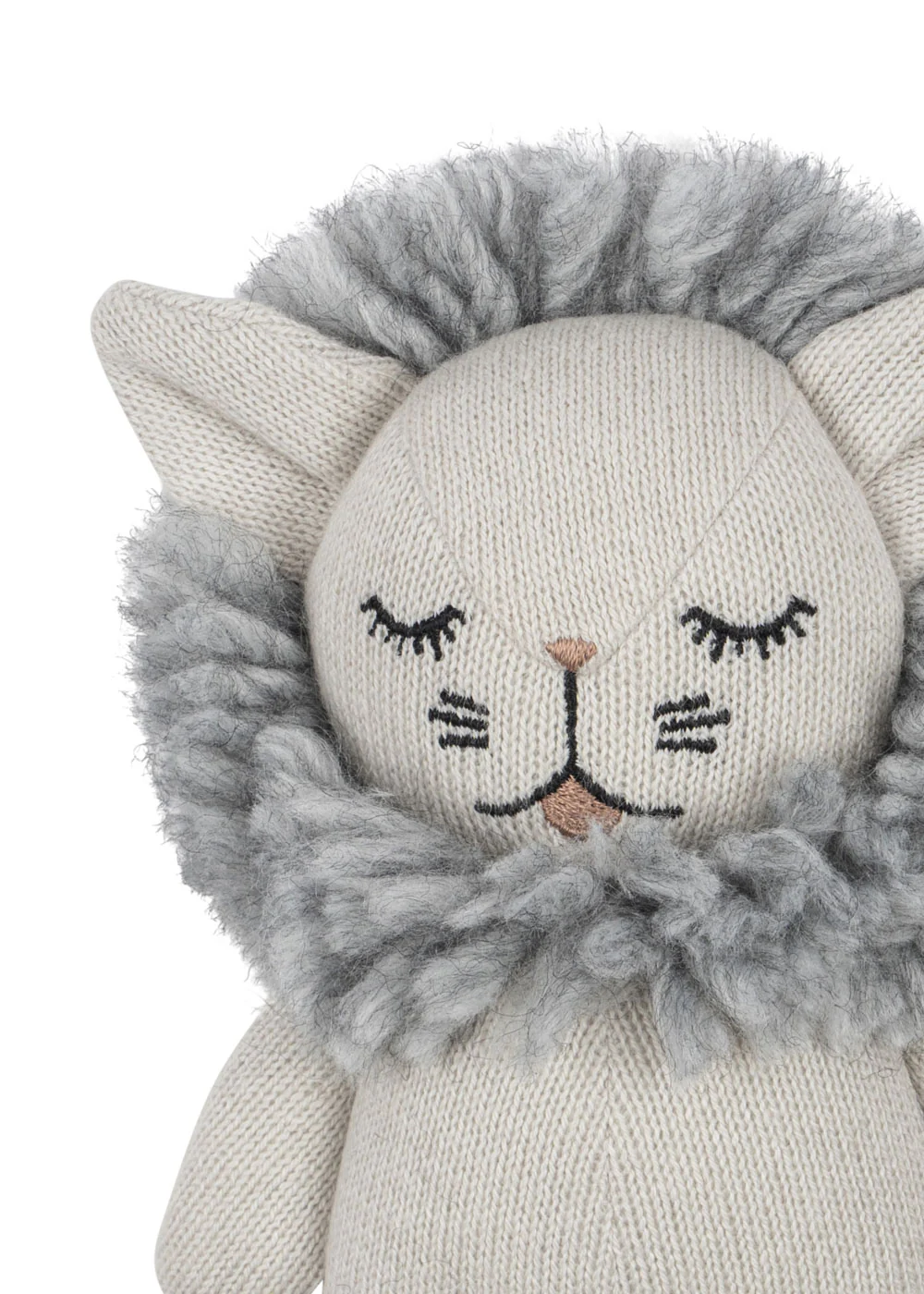 Løve bamse - grey - OS