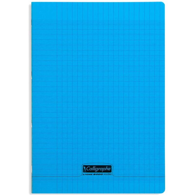 Cahier piqué 8000 POLYPRO A4 140 pages grands carreaux 90 g - Assortis
