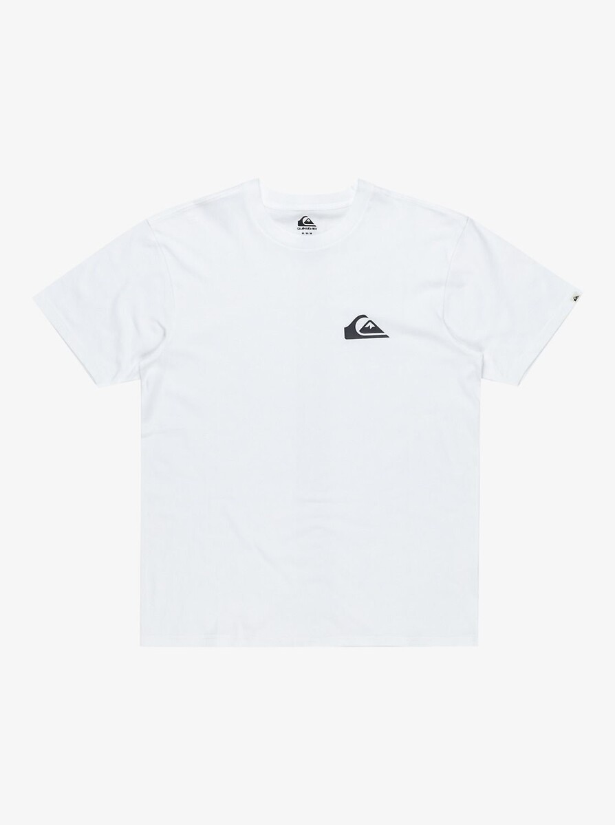 QUIKSILVER<br>Camiseta de manga curta, logotipo pequeno