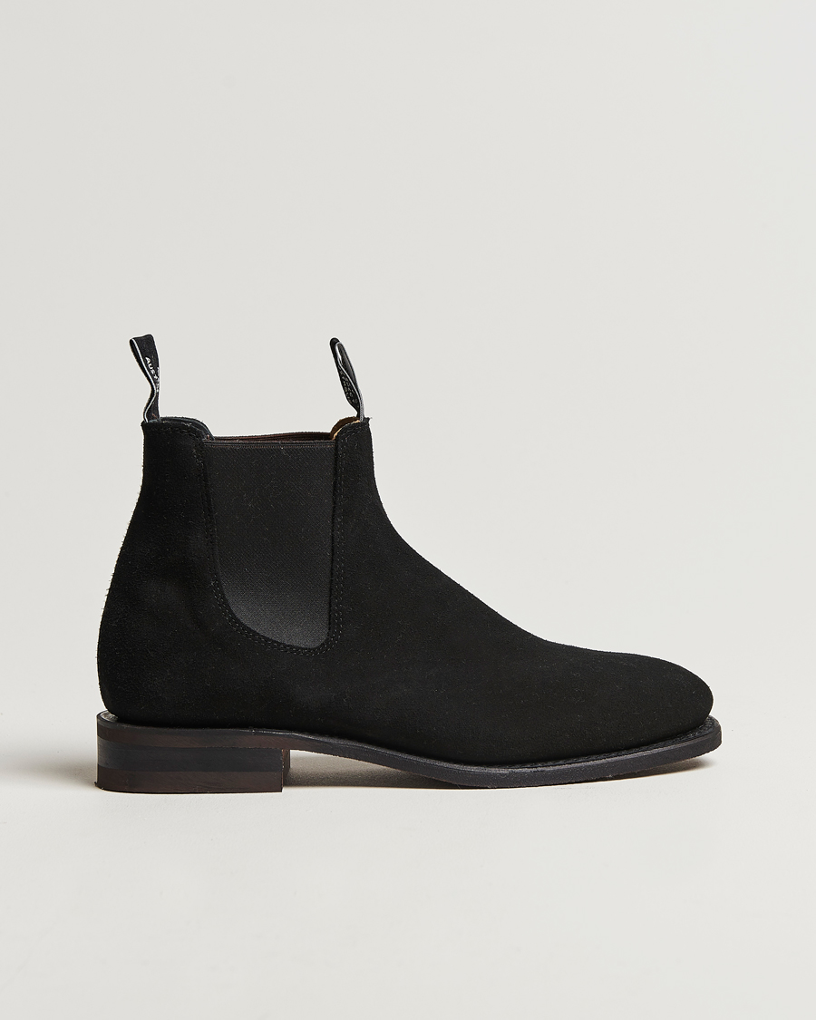 R.M.Williams Comfort Craftsman G Boot Black Suede