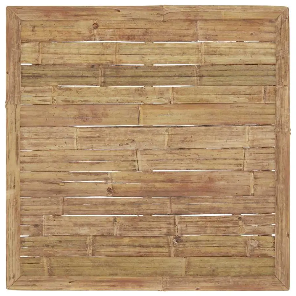 vidaXL - Tuintafel - Bruin - Bamboe