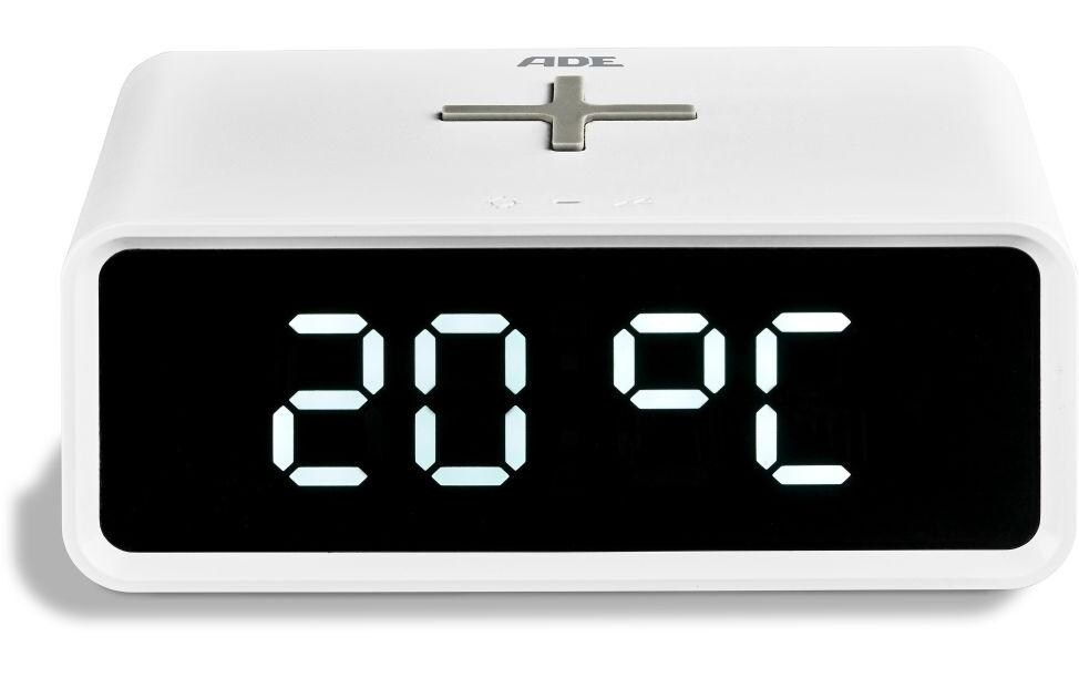 Digitalwecker mit TemperaturanzeigeWecker mit Induktionsladung