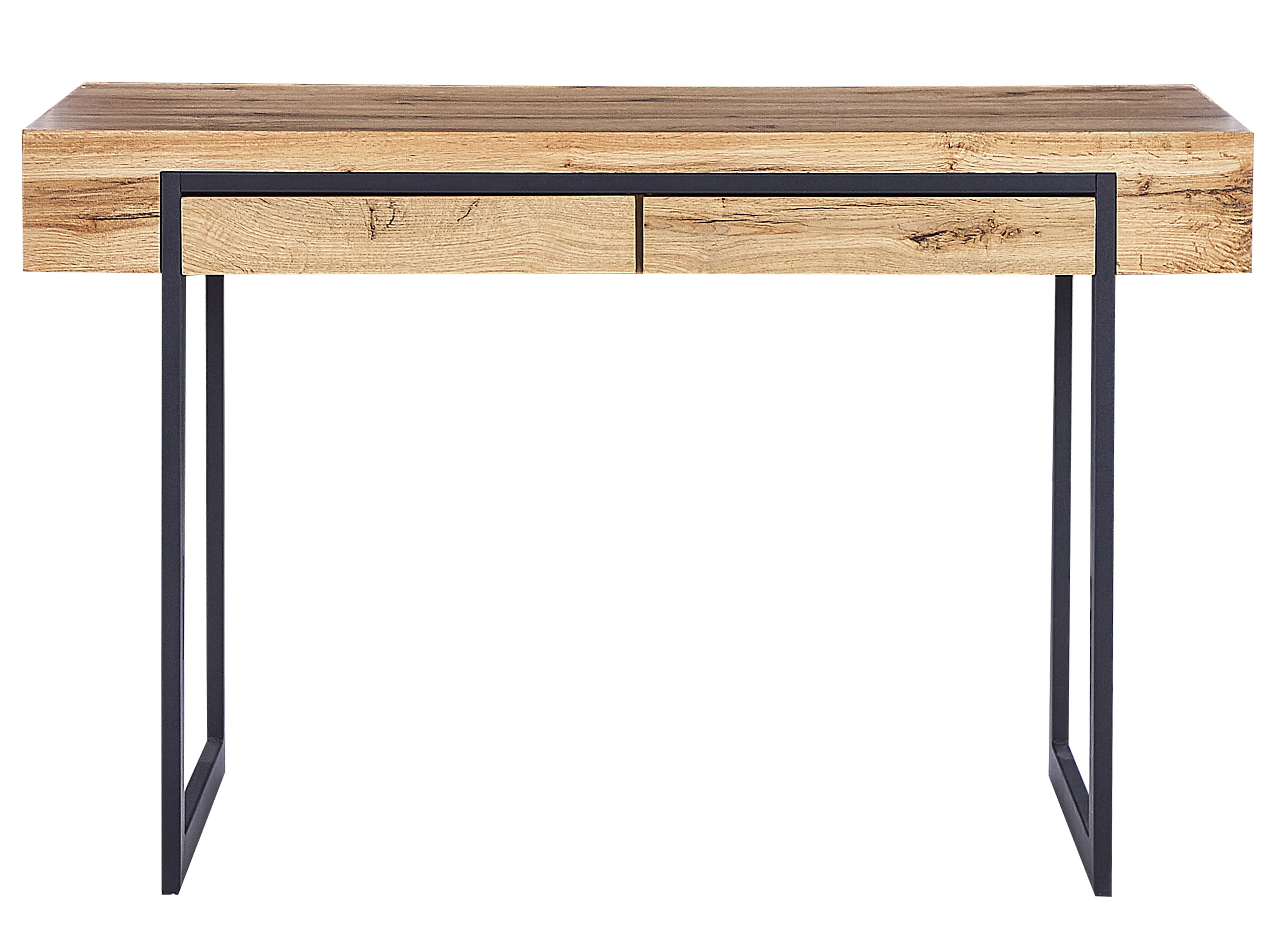 Bureau VIDA Lichtbruin 120 cm 55 cm met opbergruimte