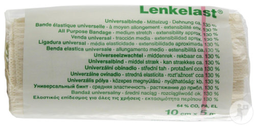 Lohmann & Rauscher Lenkelast Bande Elastique Universelle 10cmx5m 1 Pièce (19462)