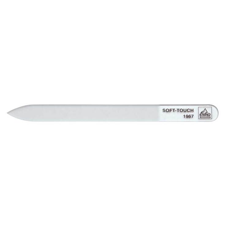 Erbe Glasfeile 14 cm Soft-Touch glasklar einseitig, 1 St
