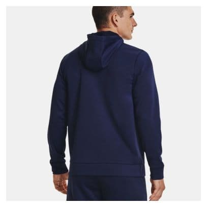 Sweat à capuche Zippé Under Armour Armour Fleece Bleu Navy Homme