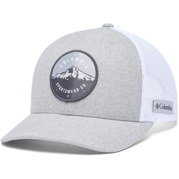 Casquette COLUMBIA MESH SNAP BACK GREY HTHR MT HOOD COLUMBIA GREY HTHR MT HOOD CIRCLE PATCH