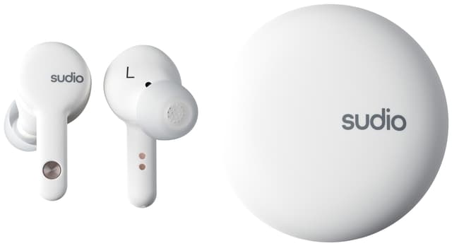 Sudio A2 trådløse in-ear høretelefoner (hvid)