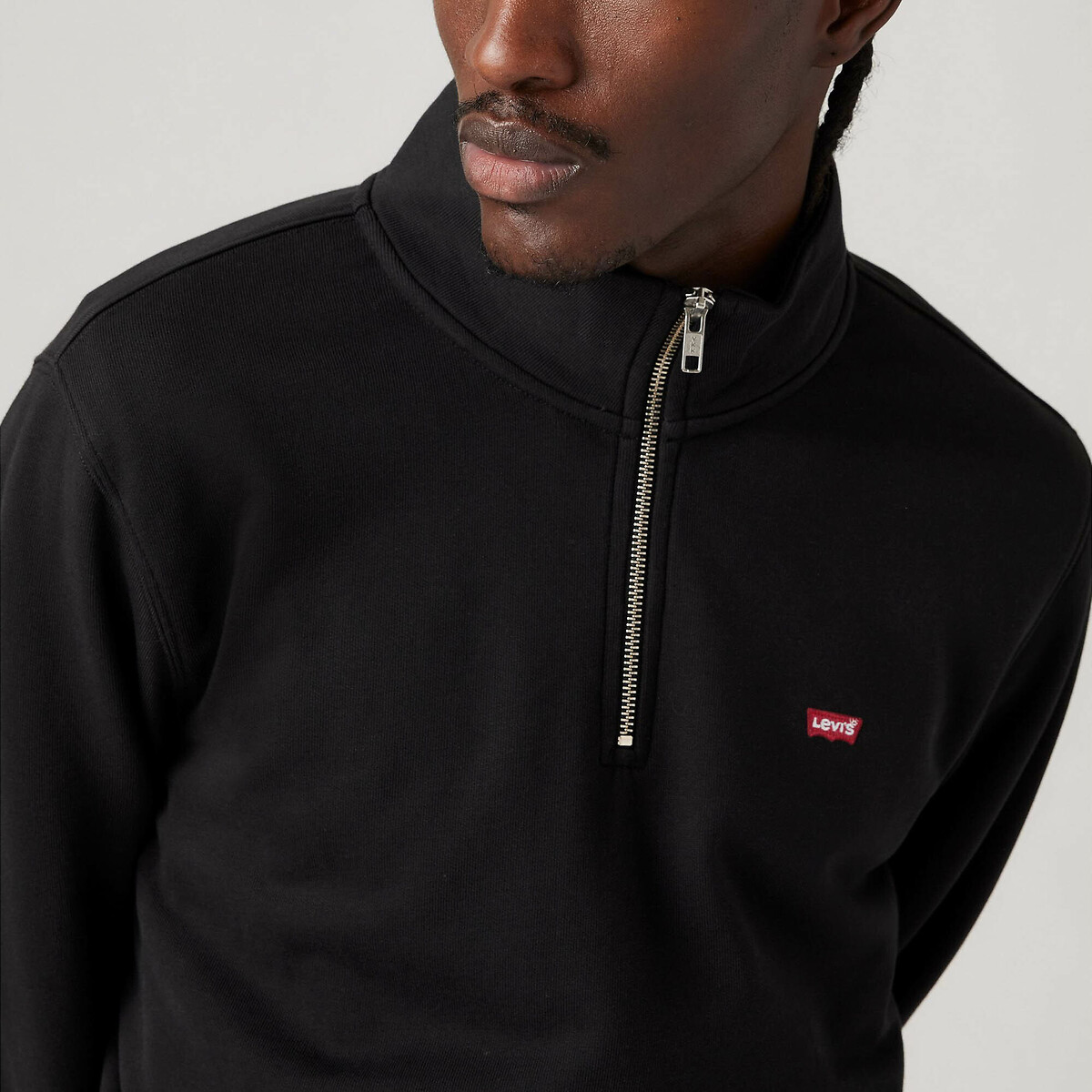 Suéter Levi's com zíper até a metade