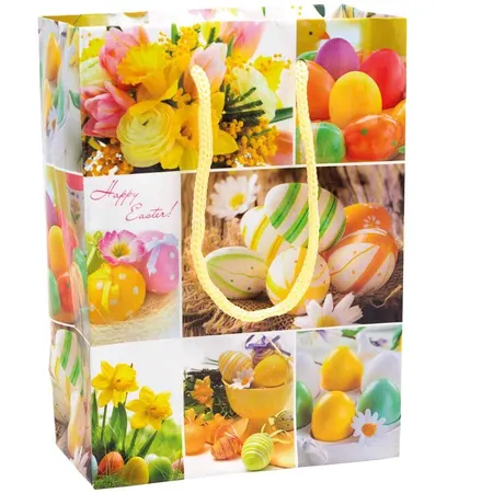 Idena Geschenktasche Ostern, S, sortiert