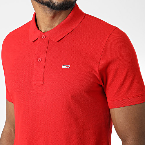 Polo Manches Courtes Slim Placket 5940 Rouge