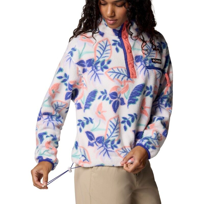 Helvetia II Printed Cropped Half Snap - Polaire femme