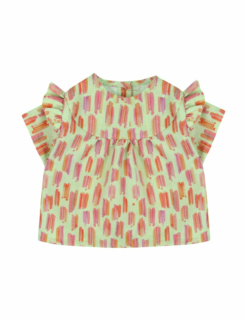 Girl's Orange Blouse