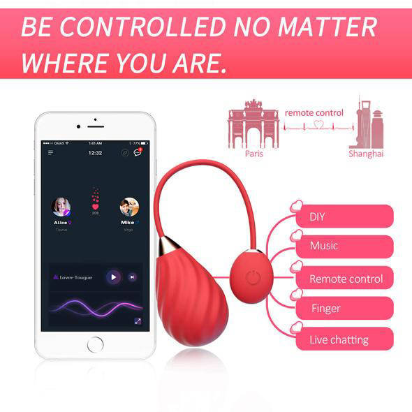 Magic Motion Magic Sundae app controlled vibrerend ei