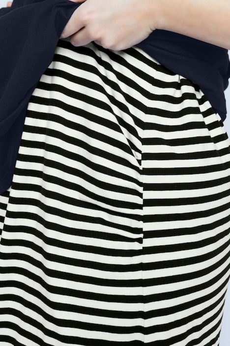 Bellieva-Kleid, Jersey, oversized, doppellagig, Halbarm, Biobaumwolle, GOTS