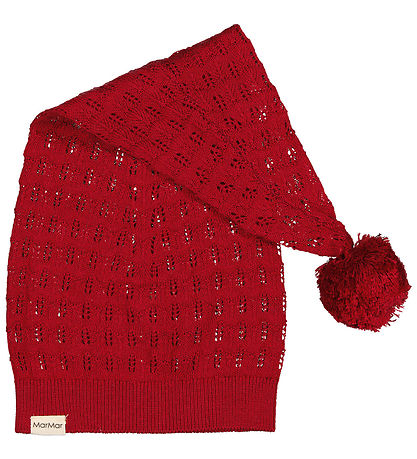 MarMar Weihnachtsmütze - Der Elf - Hibiscus Red