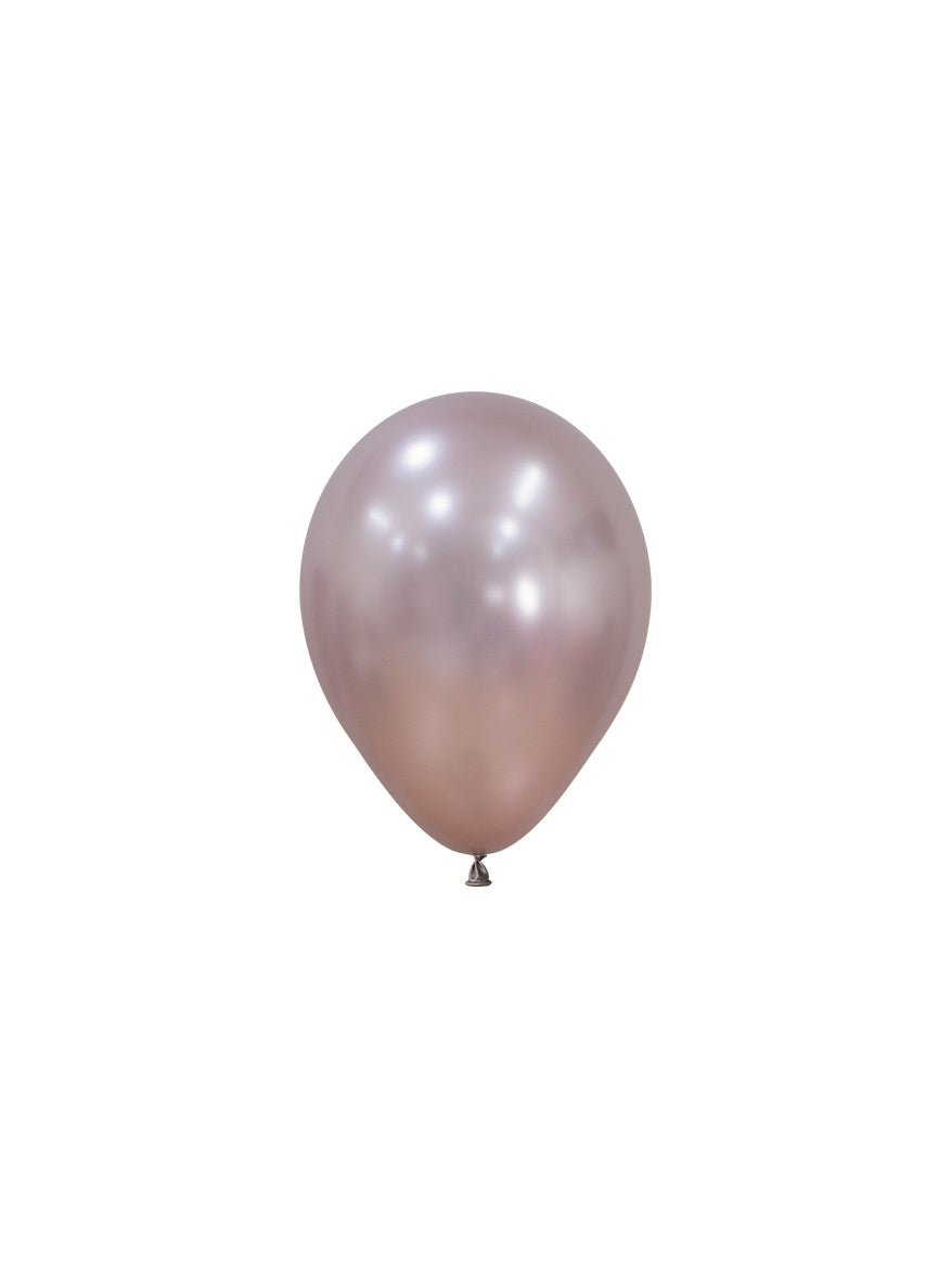 Roze Ballonnen metallic 12cm 50st