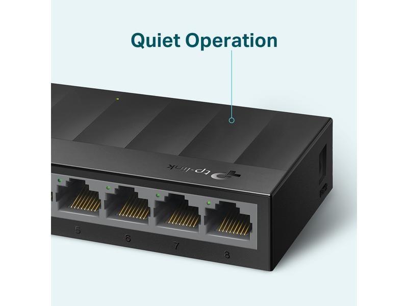 TP-Link Switch LS1008G 8 Port 8-Port Desktop Switch (10/100/1000Mbps)